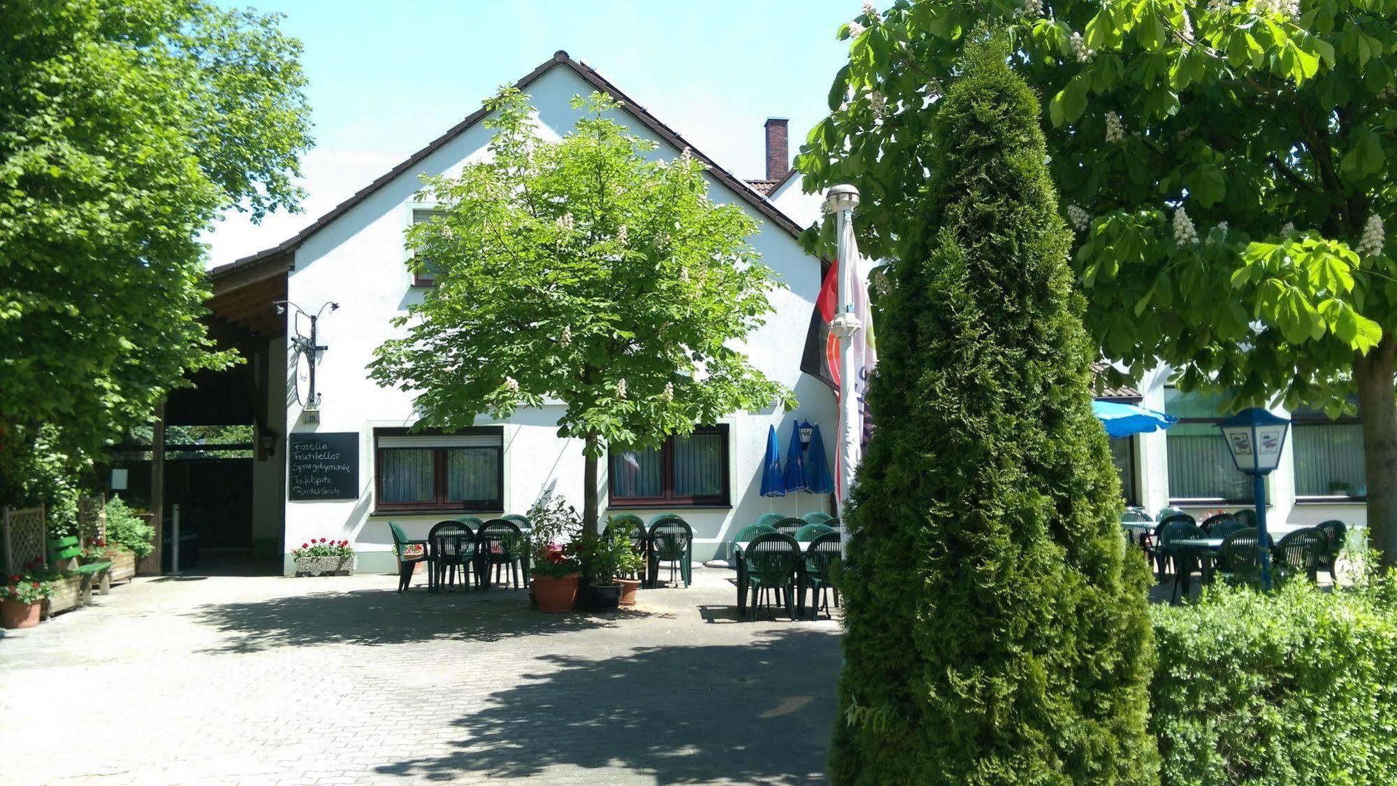 Gasthaus Pension Rezatgrund Windsbach Eksteriør billede